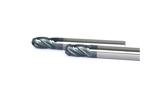 Solid Carbide Ball Nose End Mills 4 Flutes